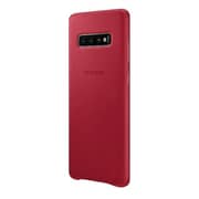 Samsung Leather Case Red For Galaxy S10 Plus