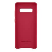 Samsung Leather Case Red For Galaxy S10 Plus