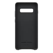Samsung Leather Case Black For Galaxy S10 Plus