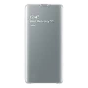 Samsung Clear View Flip Case White For Galaxy S10 Plus