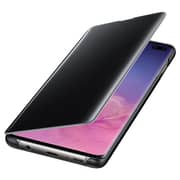 Samsung Clear View Flip Case Black For Galaxy S10 Plus