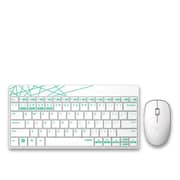 Rapoo 8000M Multi-mode Wireless Keyboard & Mouse White