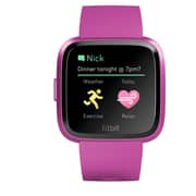 Fitbit Versa Lite Edition Smart Watch - Mulberry Aluminum