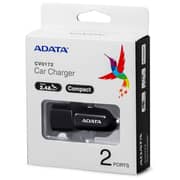 Adata ACV0172 Dual USB Car Charger - Black