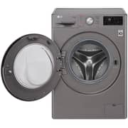 LG Front load 7kg Washer & 4kg Dryer F2J6HGP2S 6 Motion Direct Drive Steam Technology Add Item ThinQ