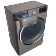 LG Front load 7kg Washer & 4kg Dryer F2J6HGP2S 6 Motion Direct Drive Steam Technology Add Item ThinQ