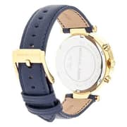 Michael Kors MK2280 Parker Glitz Pave Bezel Navy Leather Ladies Watch