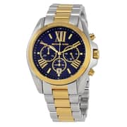 Michael Kors Bradshaw Chronograph Blue Dial Two-tone Ladies Watch