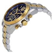 Michael Kors Bradshaw Chronograph Blue Dial Two-tone Ladies Watch