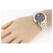 Michael Kors Bradshaw Chronograph Blue Dial Two-tone Ladies Watch