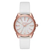 Diesel DZ5541 Rose Gold White Leather Ladies Watch