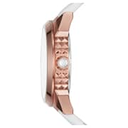 Diesel DZ5541 Rose Gold White Leather Ladies Watch
