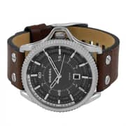 Diesel DZ1716 Dark Brown Leather watch with three-hand Mens Watch