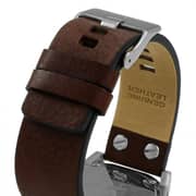 Diesel DZ1716 Dark Brown Leather watch with three-hand Mens Watch