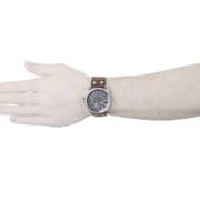 Diesel DZ1716 Dark Brown Leather watch with three-hand Mens Watch