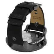 Diesel DZ7348 Mr. Daddy 2.0 Black Leather with gunmetal plating Mens Watch