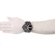 Diesel DZ7350 Mr. Daddy 2.0 Black Leather watch with detailed dial Mens Watch
