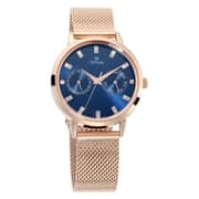 Titan 2569WM05 Sparkle Blue Dial Analog Multi Function Watch For Ladies