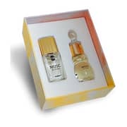 عطر أجمل مسك إن لاف للجنسين أو دي بارفان 14 مل + زيت عطر مُركََز 12 مل