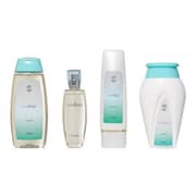 Ajmal Raindrops Gift Set For Women (Raindrops Spray 50ml EDP + 100ml Body Lotion + 200ml Shower Gel + 100gm Powder)