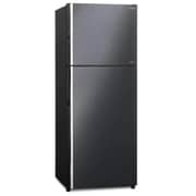 Hitachi 550 Liter Top Mount Refrigerator, Double Door, Inverter Control, Dual Fan Cooling, Color Black Model – RV550PUK8KBBK