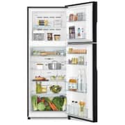 Hitachi 550 Liter Top Mount Refrigerator, Double Door, Inverter Control, Dual Fan Cooling, Color Black Model – RV550PUK8KBBK
