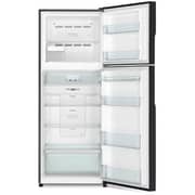 Hitachi 550 Liter Top Mount Refrigerator, Double Door, Inverter Control, Dual Fan Cooling, Color Black Model – RV550PUK8KBBK