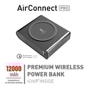Smart Air Connect Pro Wireless Charger 12000mAh - Black