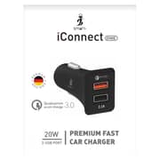 Smart iConnect Premium Car Charger - Black
