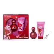 Hello Kitty 100ml Eau de Toilette Pink + Body Lotion + Charm Set For Women