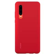 Huawei Elle Silicone Car Case Red For P30