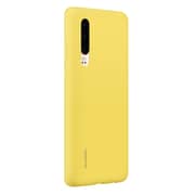 Huawei Elle Silicone Car Case Yellow For P30