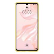 Huawei Elle Silicone Car Case Yellow For P30