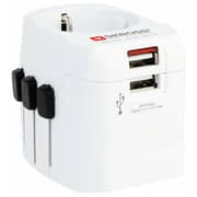 Skross PRO Light USB Travel Adapter White