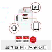 Skross PRO Light USB Travel Adapter White