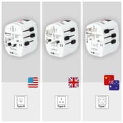 Skross PRO Light USB Travel Adapter White