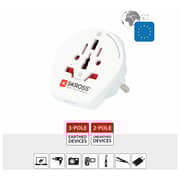 Skross World To Europe Country Travel Adapter White