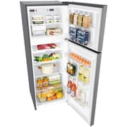 LG Top Mount Refrigerator 333 Litres GNB402SQCB, Multi Air Flow, Pull-out Tray, Big Size Veggie Box