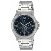 Titan 1698SM02 Blue Dial Multifunction Watch for Men