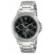 Titan 1698SM01 Black Dial Multifunction Watch for Men
