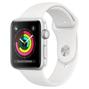 Apple Watch Series 3 GPS - 42mm Silver Aluminium Case With White Sports Band