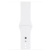 Apple Watch Series 3 GPS + Cellular 42mm Silver Aluminium Case With White Sport Band