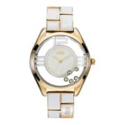 Storm ST-47042-GD-W Pizaz Gold/White Women's Watch