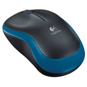 Logitech M185 Wireless Mouse Black/Blue