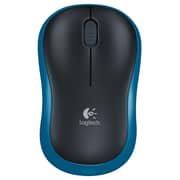 Logitech M185 Wireless Mouse Black/Blue