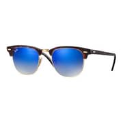 RayBan RB3016 990/7Q Unisex ClubMaster Blue Lens Sunglasses