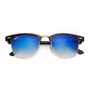 RayBan RB3016 990/7Q Unisex ClubMaster Blue Lens Sunglasses