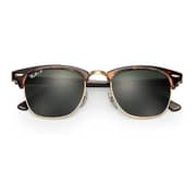 RayBan RB3016 990/58 Unisex ClubMaster Gunmetal Polarized Lens Sunglasses