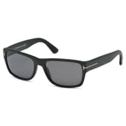Tom Ford Mason Matte Black Grey Lens Plastic Men's Sunglasses