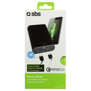 SBS Qualcom Power Bank 10000mAh - Black
